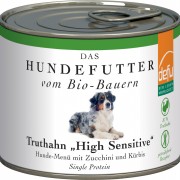Bio Truthahn High Sensitive 200g Hund Nassfutter defu