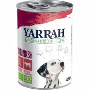 Bio Bröckchen mit Huhn und Rind 405g Hund Nassfutter Yarrah