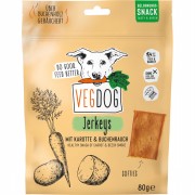 Snack JERKEYS NICHT BIO 80g Hund Snack VegDog
